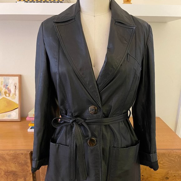 Vintage Leather Jacket - Picture 2 of 6